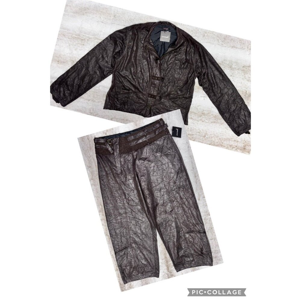 ANIMALE FRANCE Jacket & Pants Designer Chic European Size 12 NWT